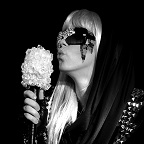 Een foto van de lookalike en imitator van  Lady Gaga