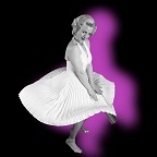 De foto van de lookalike en imitator van  Marilyn Monroe (41)